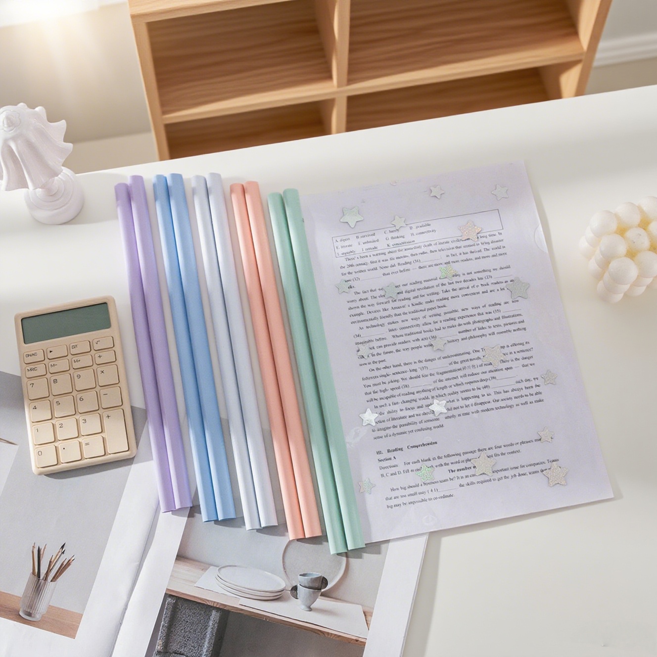 Binder A4 Lever - Paquete de 10 carpetas A4 con