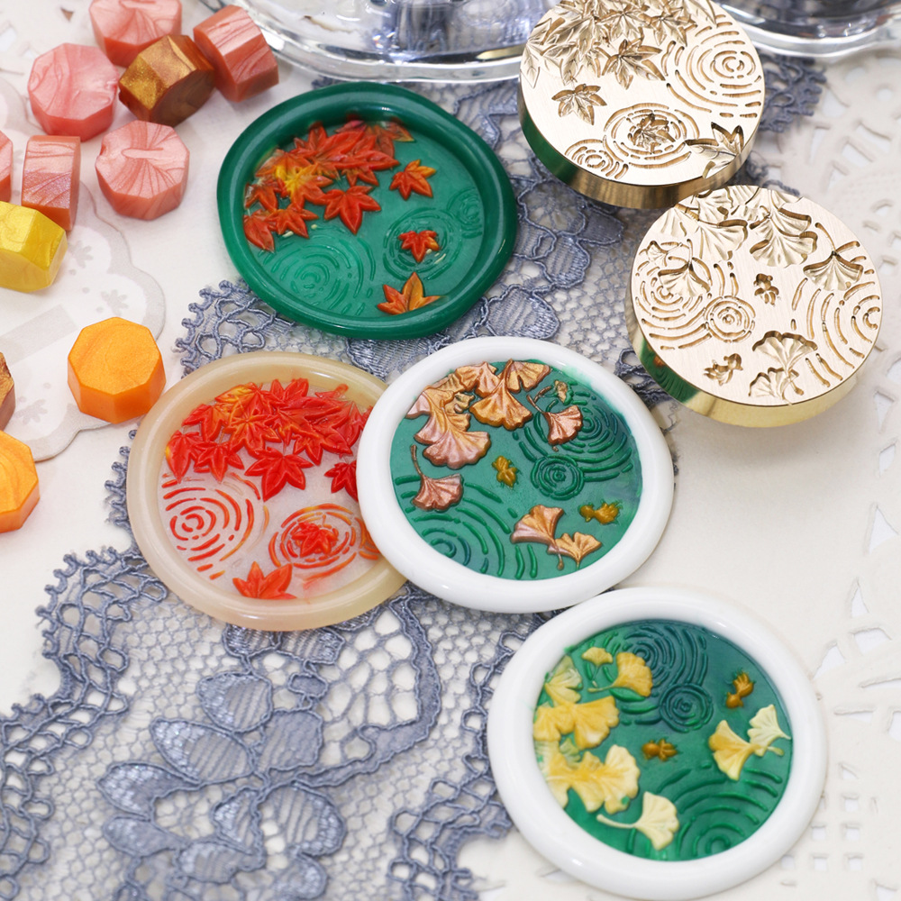 Wax Seal Stamp Set - Sello de cera de flores de