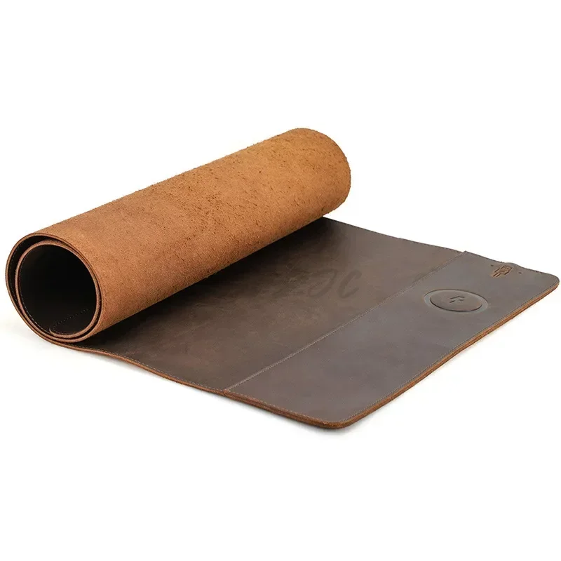 Leather Desk Pad - Alfombrilla de ratón de piel de