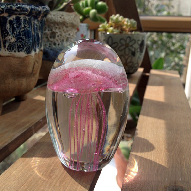 Paper Weight Crystal - Figuras de cristal de medusas 3D