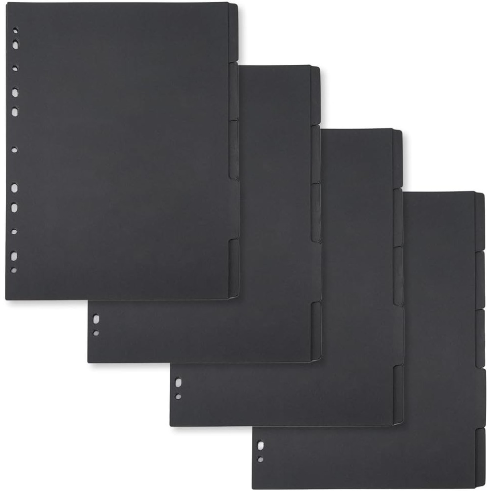 Tab Divider A4 - Separadores de carpetas de 5 tablas,
