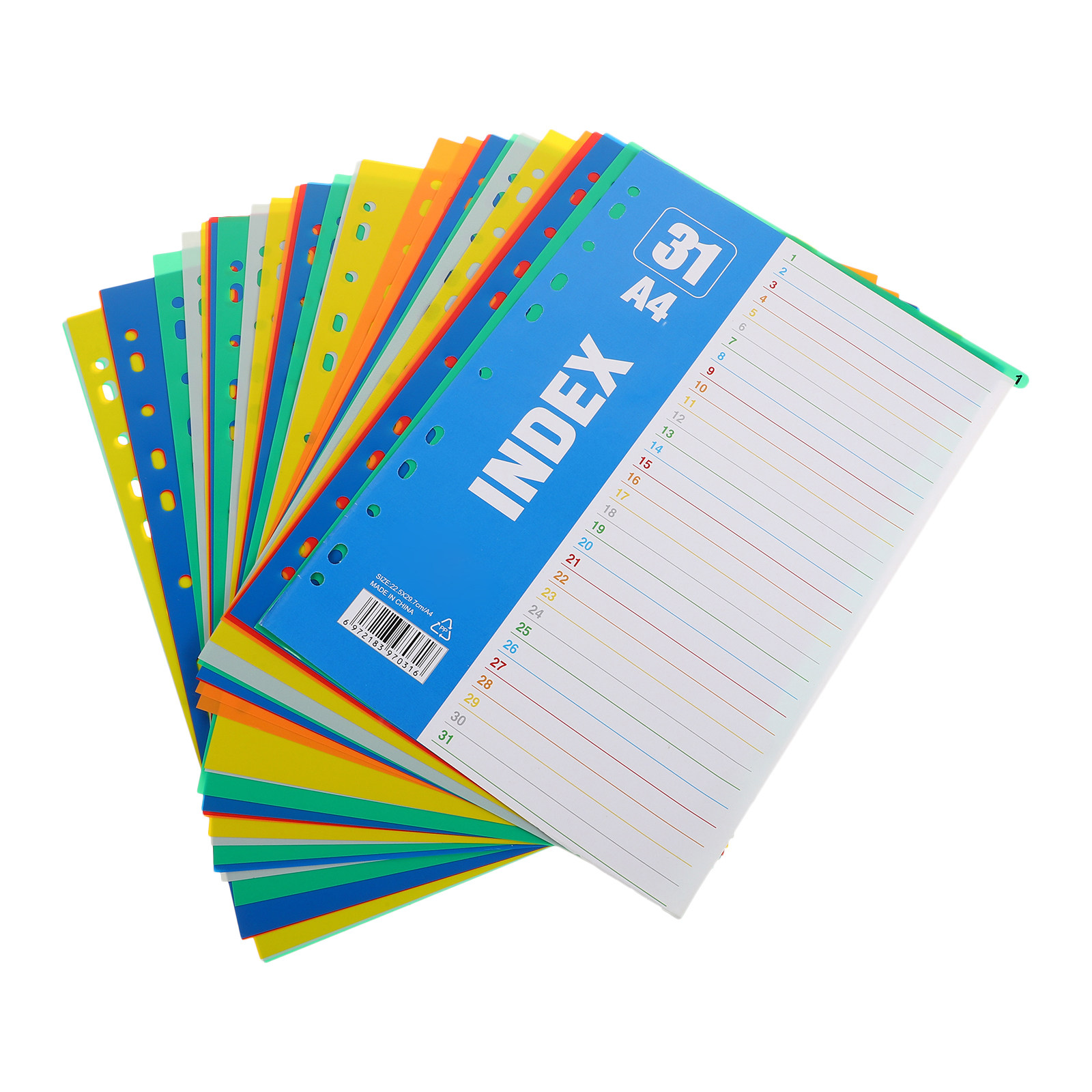 Tab Divider A4 - 1 Juego de separadores A4 con