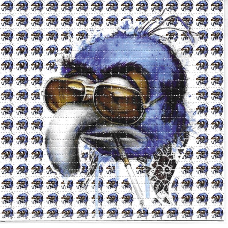 Ink Blotter Paper - Blue Bird Anime LSD-blotter sin ácido,