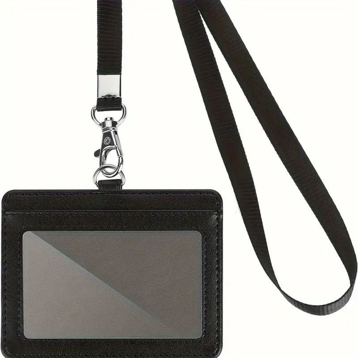 Index Card Holder - 1 portatarjetas horizontal con cordón de