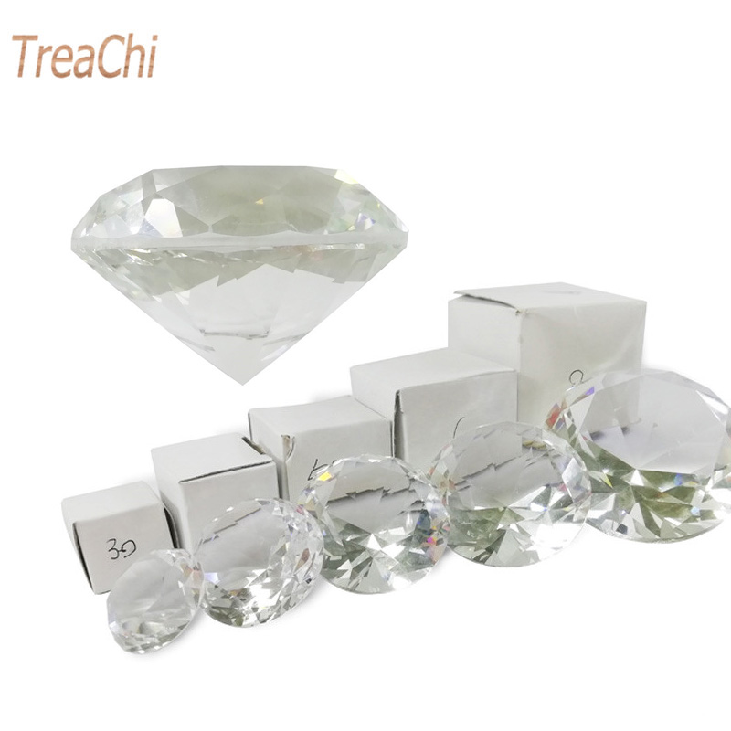 Paper Weight Crystal - Pisapapapeles transparente de cristal, cristal cortado