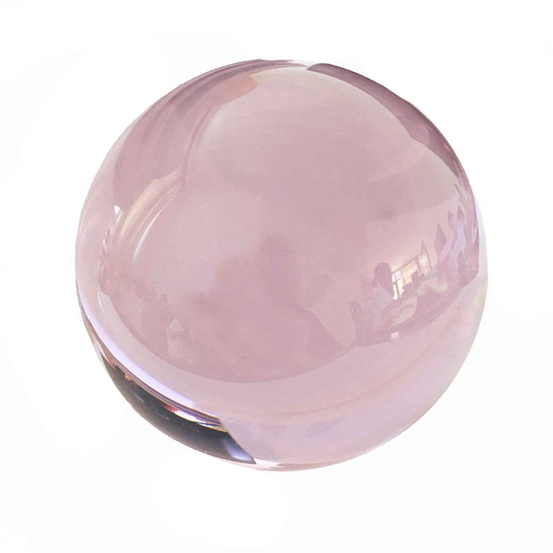 Paper Weight Crystal - Bola mágica de cristal Rosa FengShui