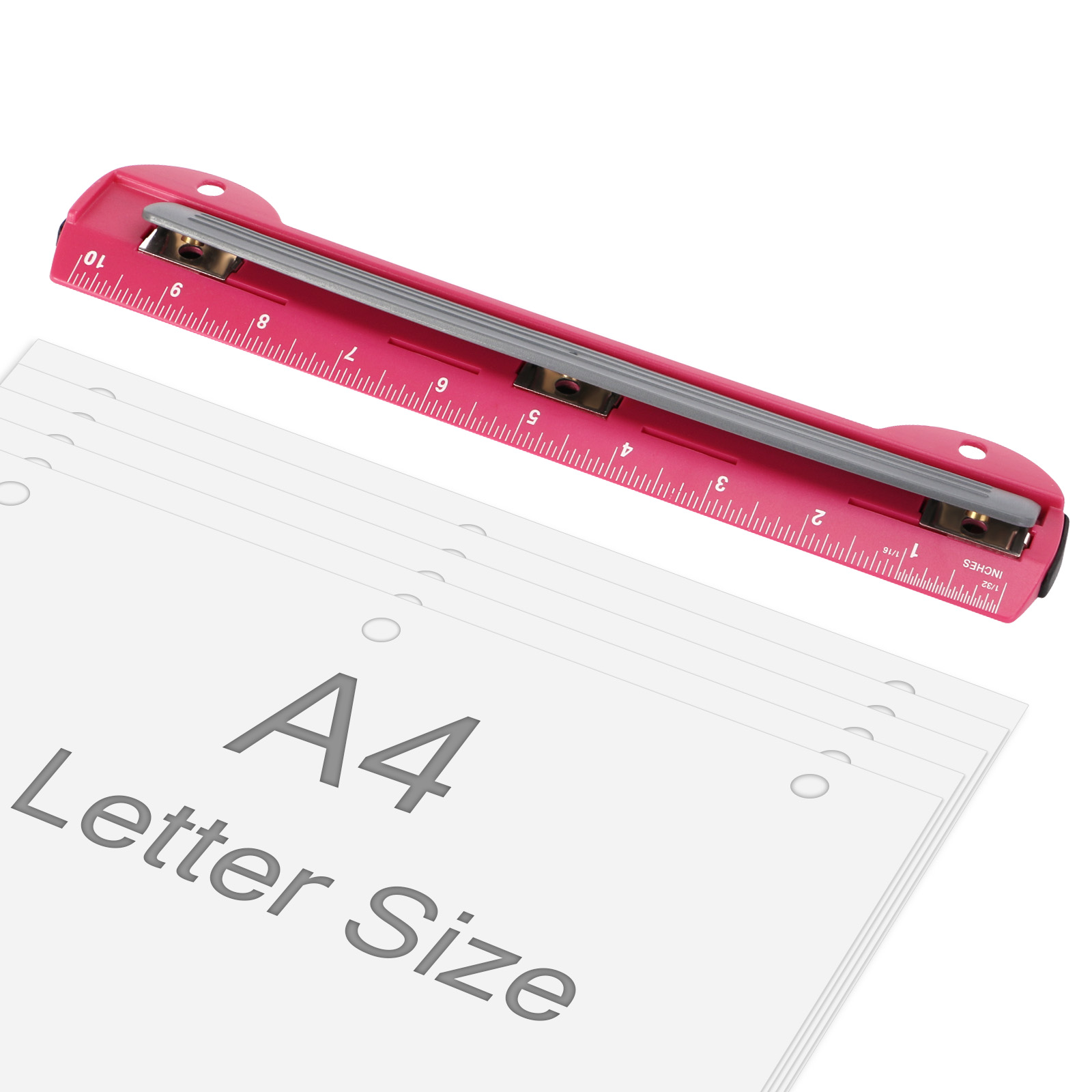 Binder A4 Lever - EAGLE Perforadora de 3 agujeros para