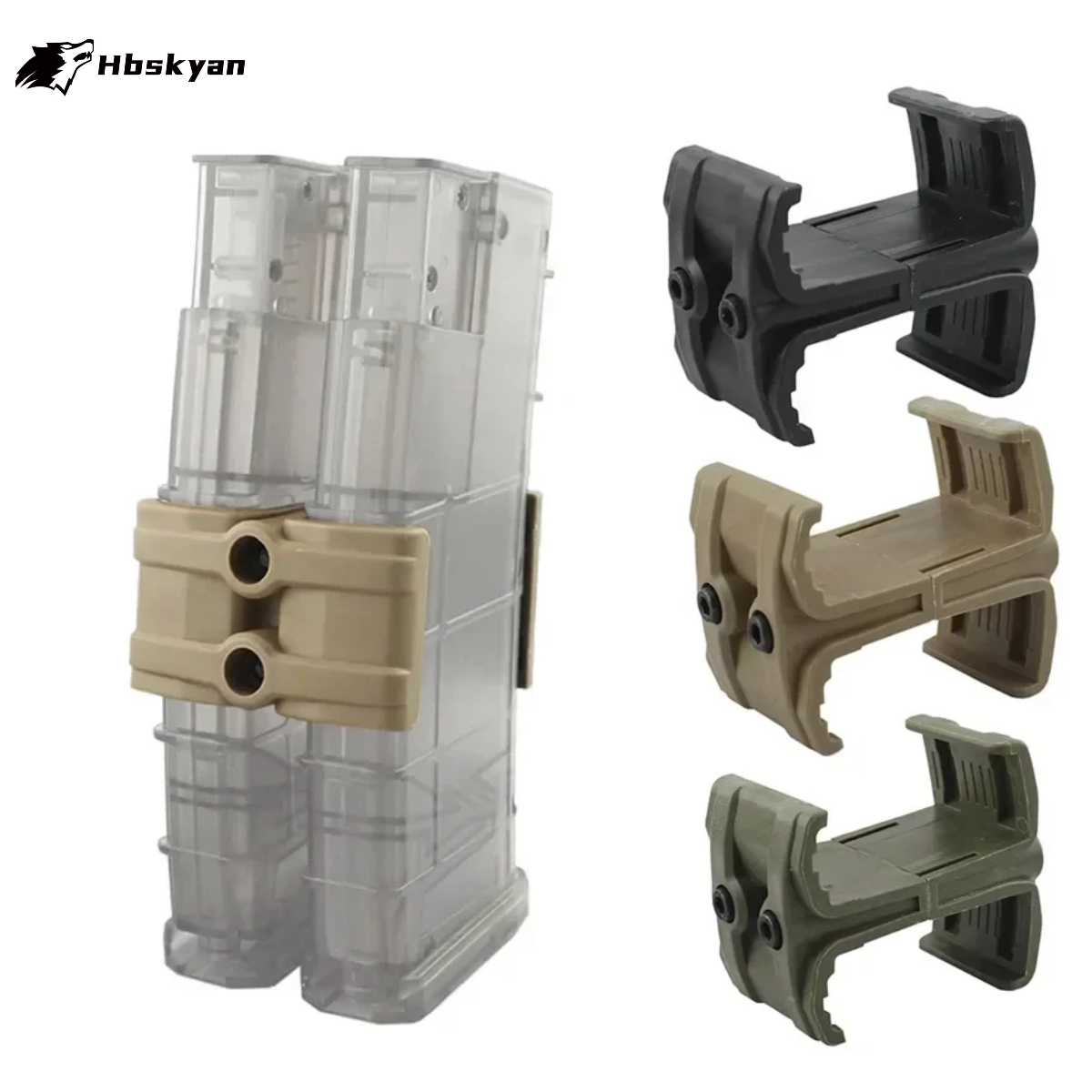 Magazine Holder Rack - Acoplador de revistas paralelo doble Universal