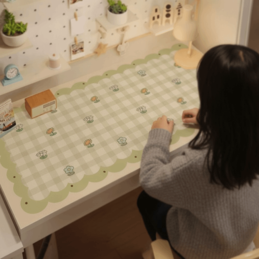 Leather Desk Pad - Cojín de Estudio, Alfombrilla de Escritorio