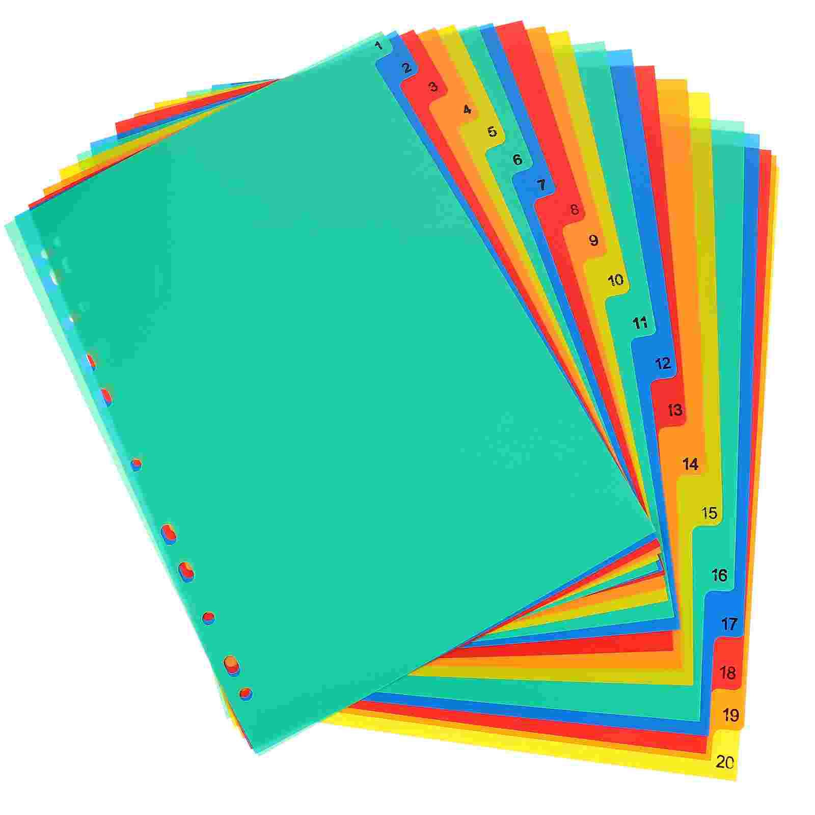 Tab Divider A4 - Bloc de notas de hojas sueltas