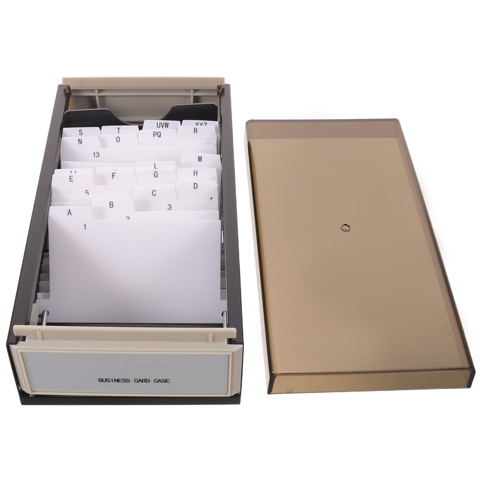 Card Index Box - Organizador de tarjetas de visita, cajas