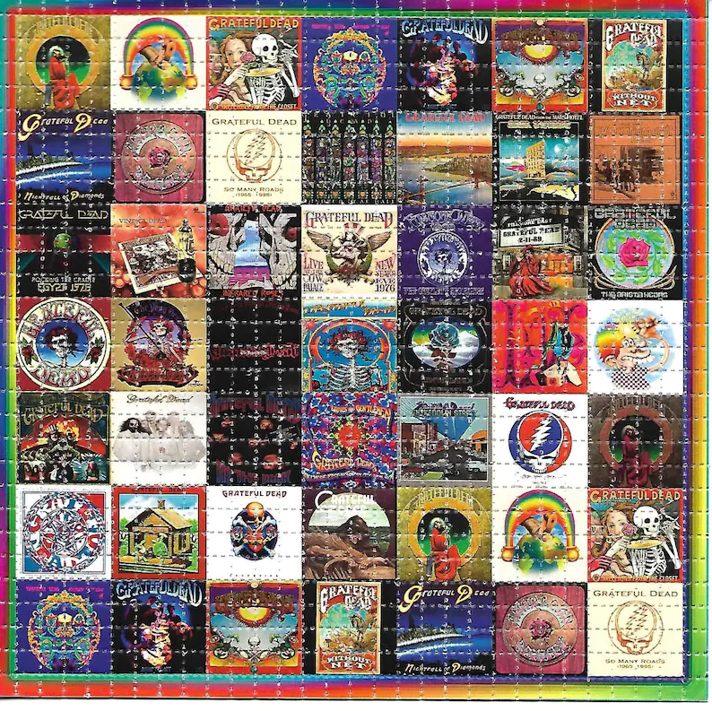 Álbum psicodélico LSD/separabl - Ink Blotter Paper reseña y precio