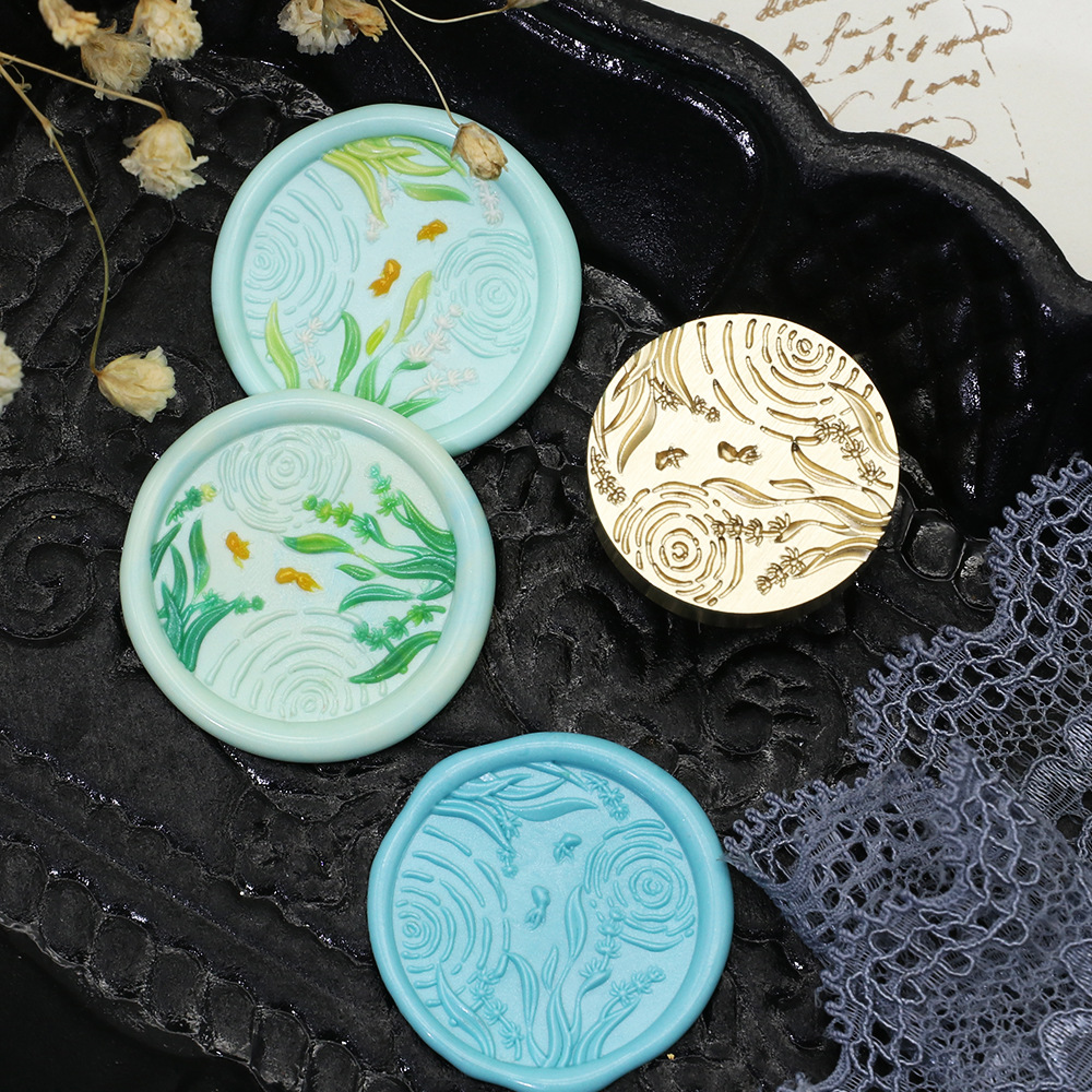 Sello de cera de flores de 25M - Wax Seal Stamp Set reseña y precio