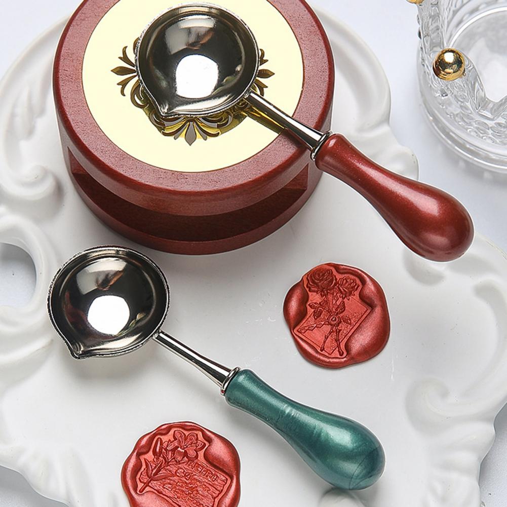 Cuchara de cera de sellado res - Wax Seal Stamp Set reseña y precio