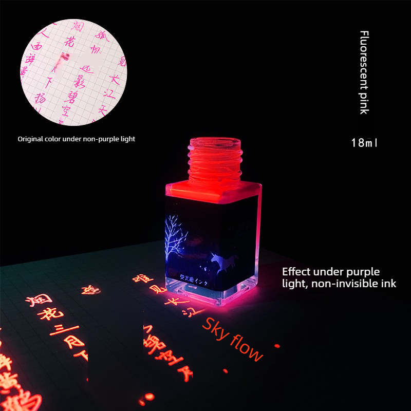 Tinta fluorescente de colores  - Fountain Pen Bottled Ink reseña y precio