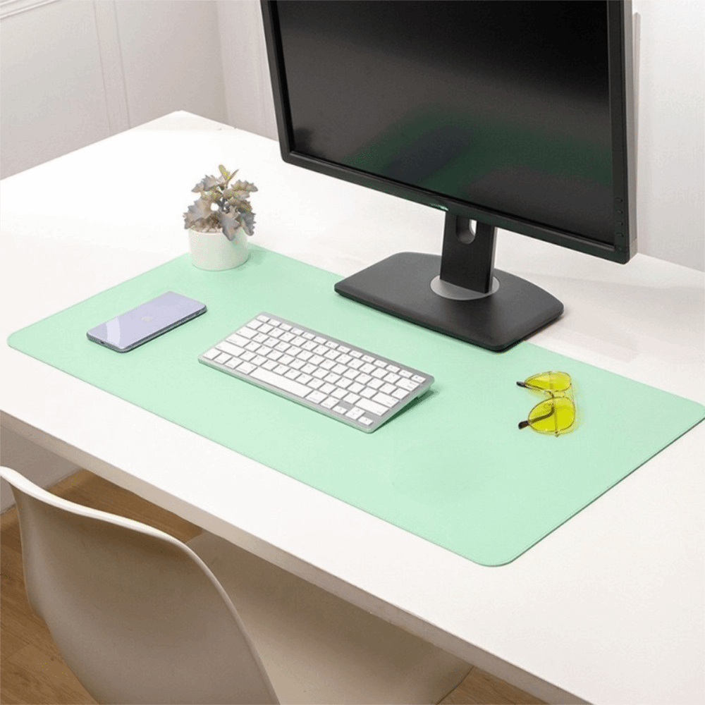 Alfombrilla de escritorio de d - Leather Desk Pad reseña y precio