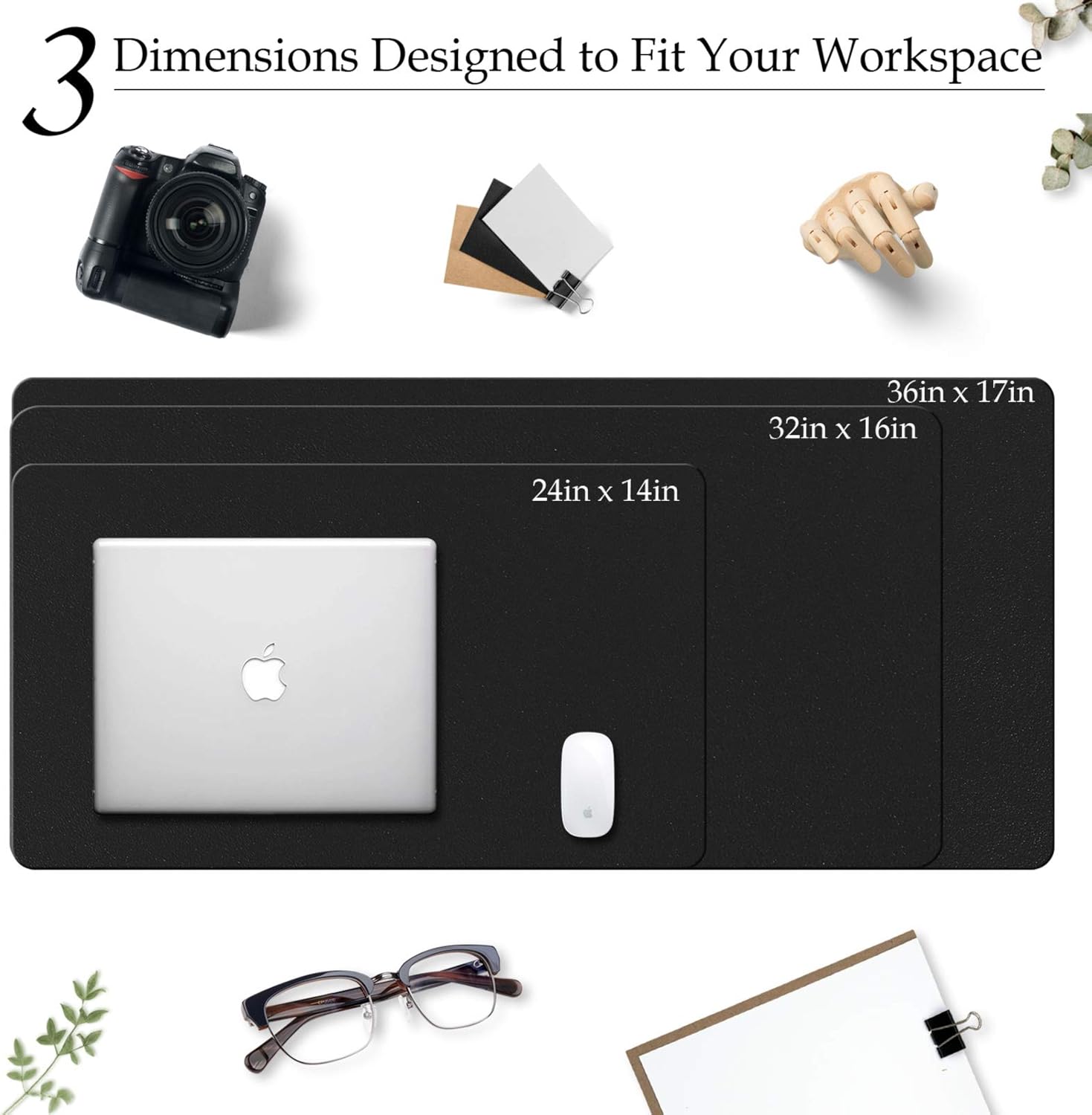 Alfombrilla de Escritorio Gran - Leather Desk Pad reseña y precio