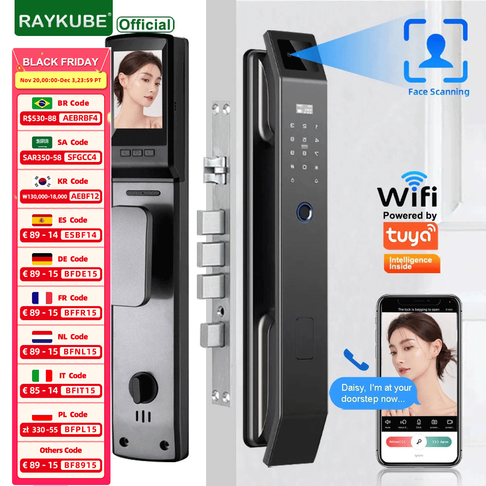 RAYKUBE DF14 Tuya WiFi 3D reco - Letter Opener Brass reseña y precio