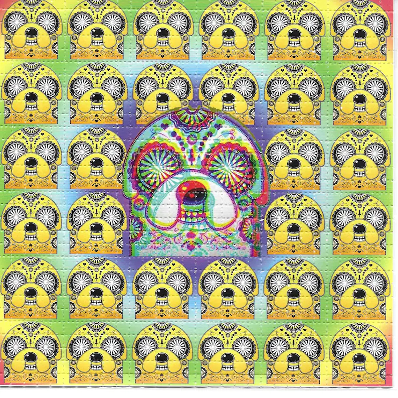 Crazy Time-blotter psicodélico - Ink Blotter Paper reseña y precio