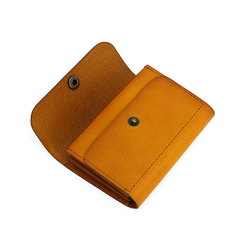 Mini riñonera de cuero genuino - Index Card Holder reseña y precio