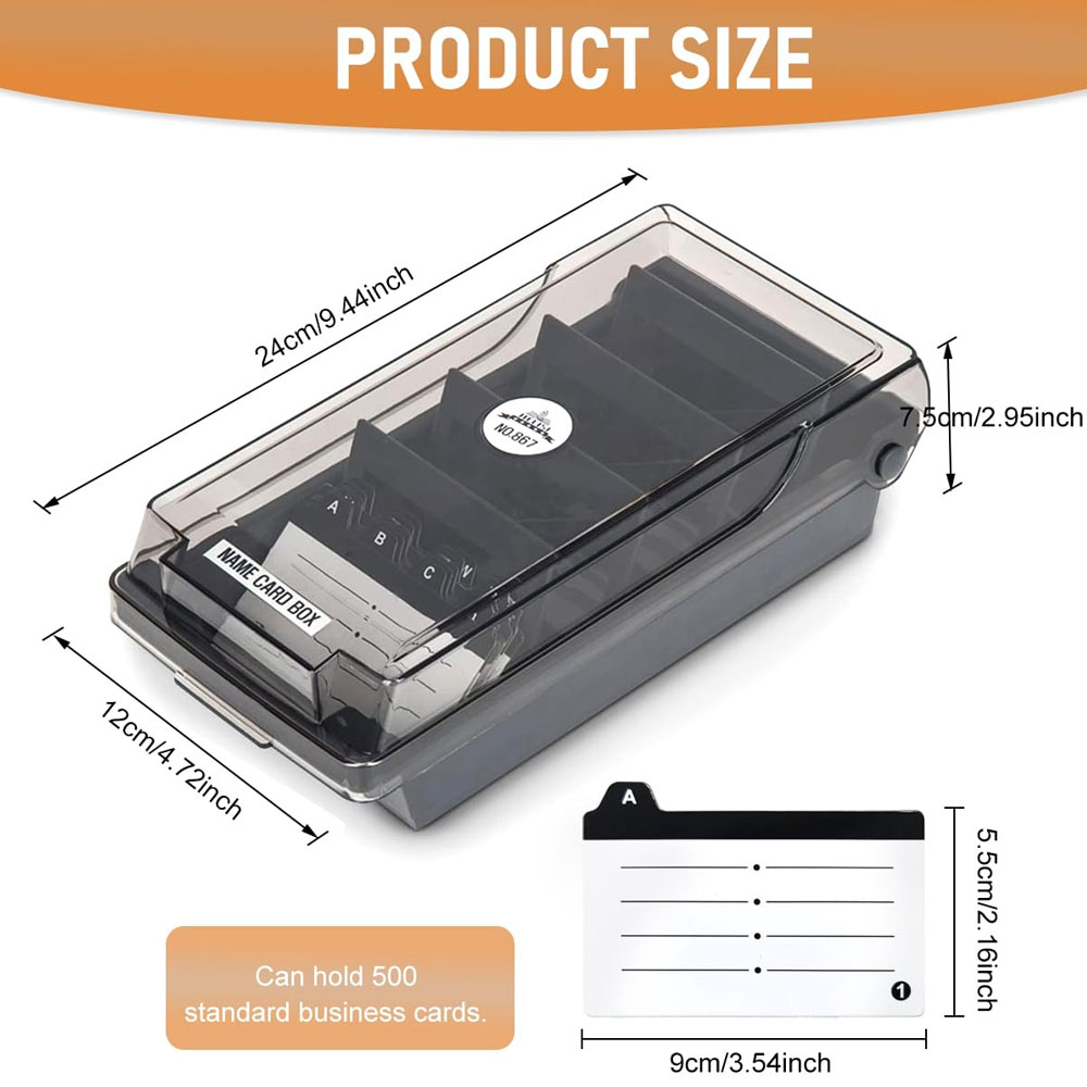 Caja para Tarjetas de Visita d - Card Index Box reseña y precio