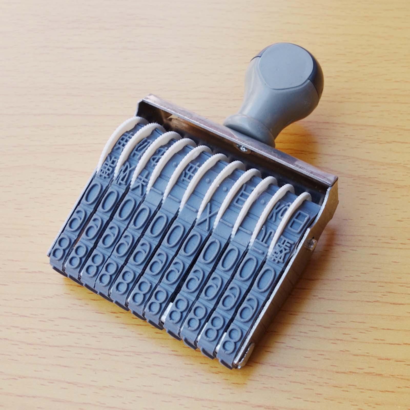 Rodillo de Goma para Números y - Rubber Date Stamp reseña y precio