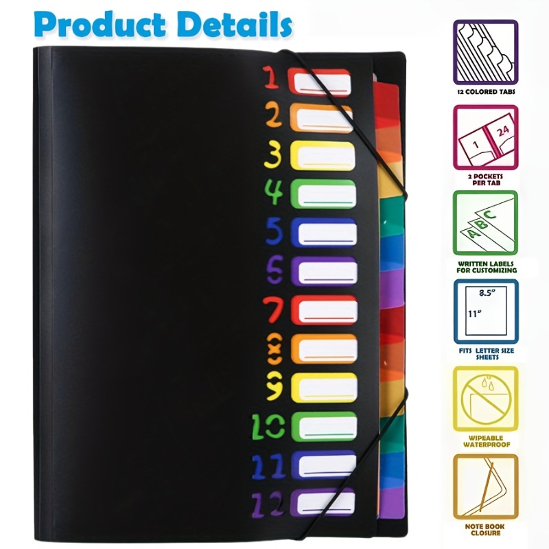 Carpeta A4 multicapa con cubie - Tab Divider A4 reseña y precio