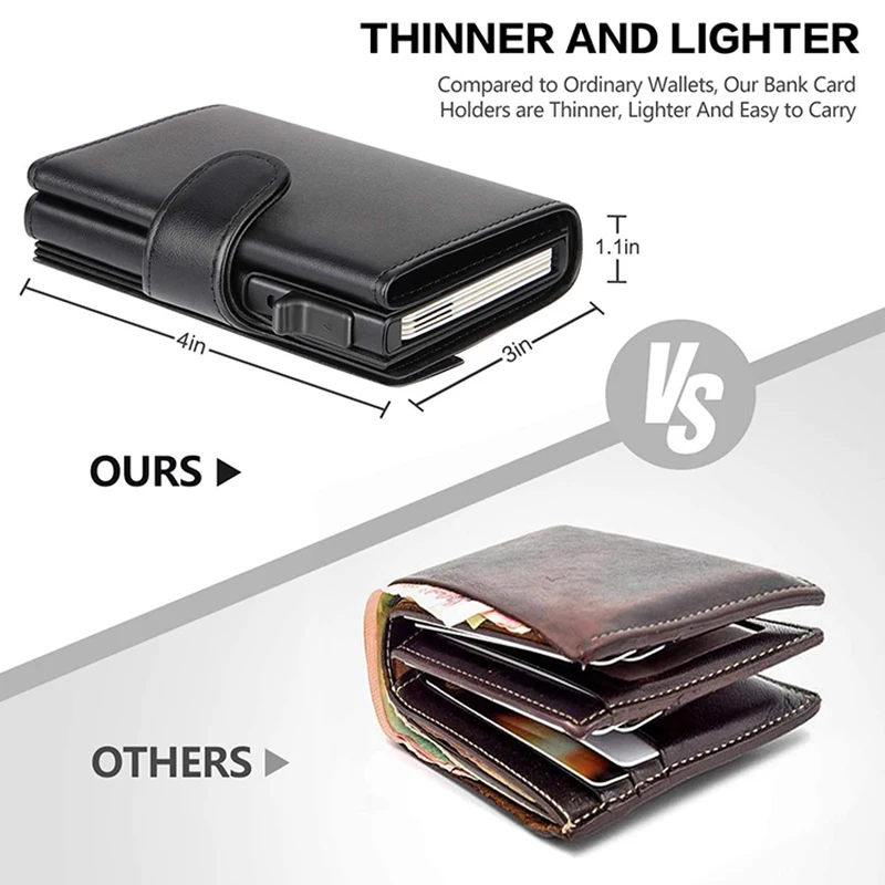 Tarjetero de visita Rfid, tarj - Index Card Holder reseña y precio