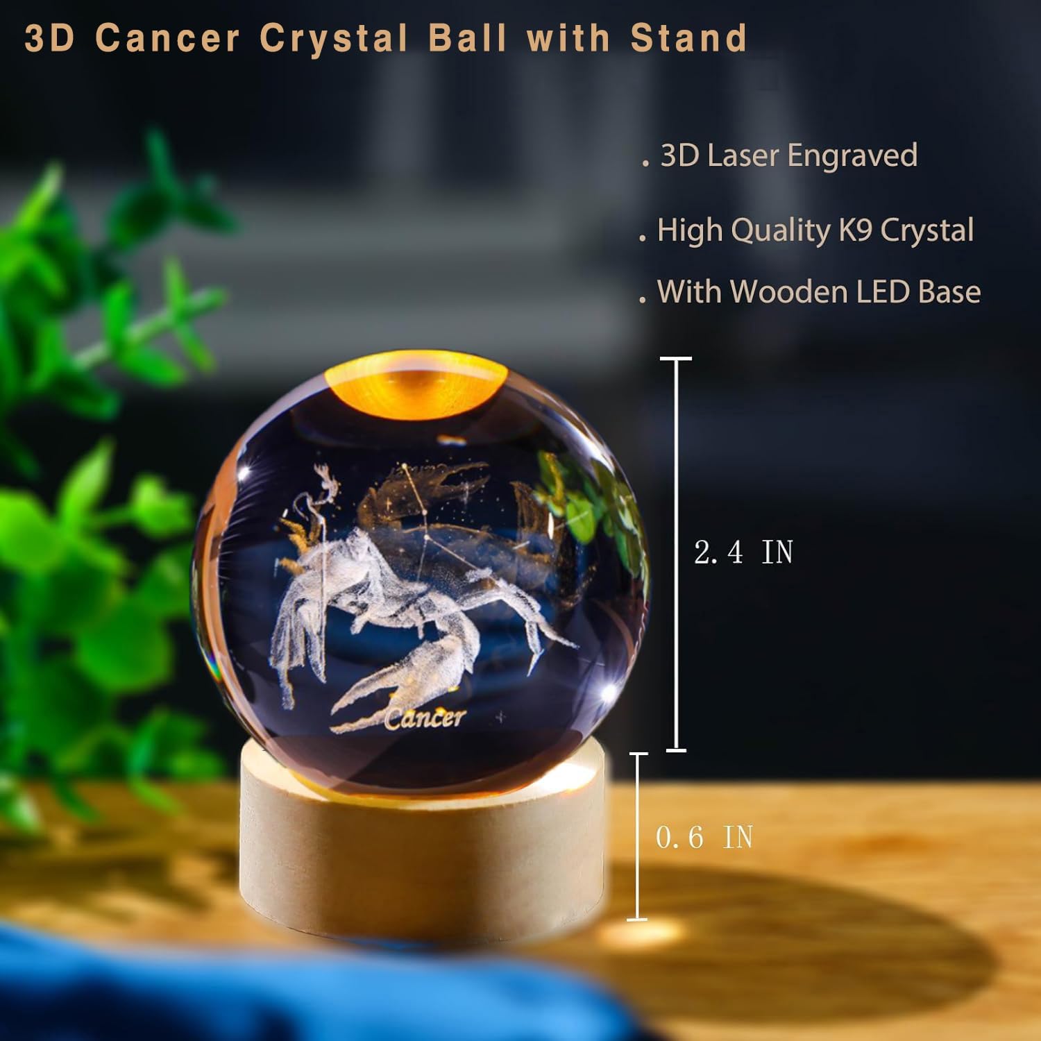 Bola de cristal de constelació - Paper Weight Crystal reseña y precio