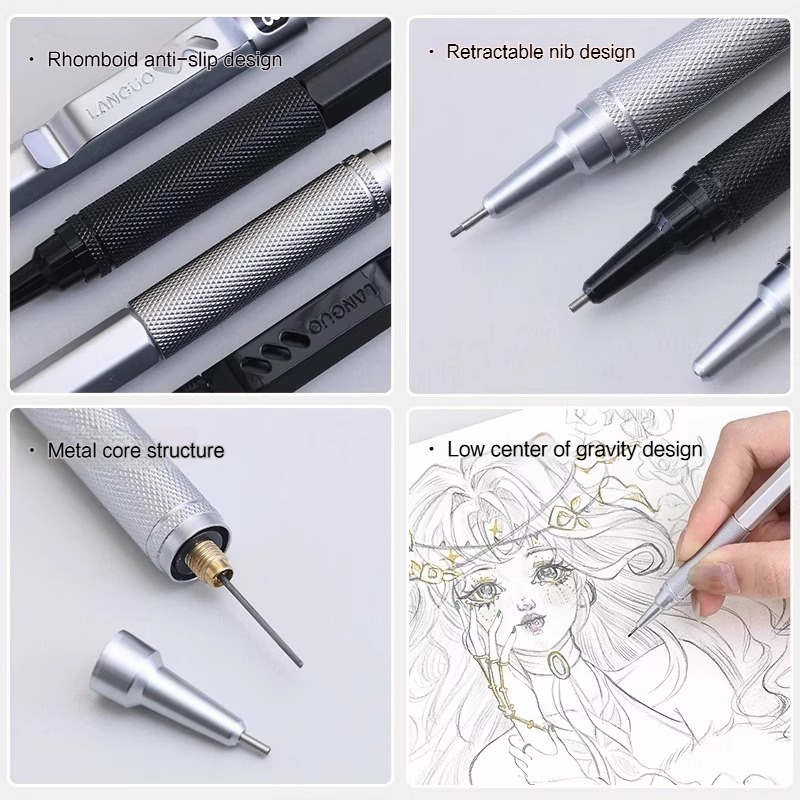Languo-lápiz mecánico automáti - Mechanical Pencil 0.3 reseña y precio
