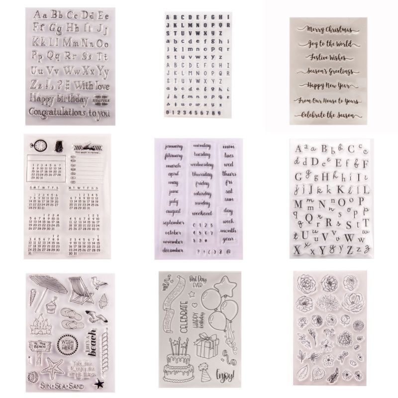 Sellos de Goma Transparentes c - Rubber Date Stamp reseña y precio