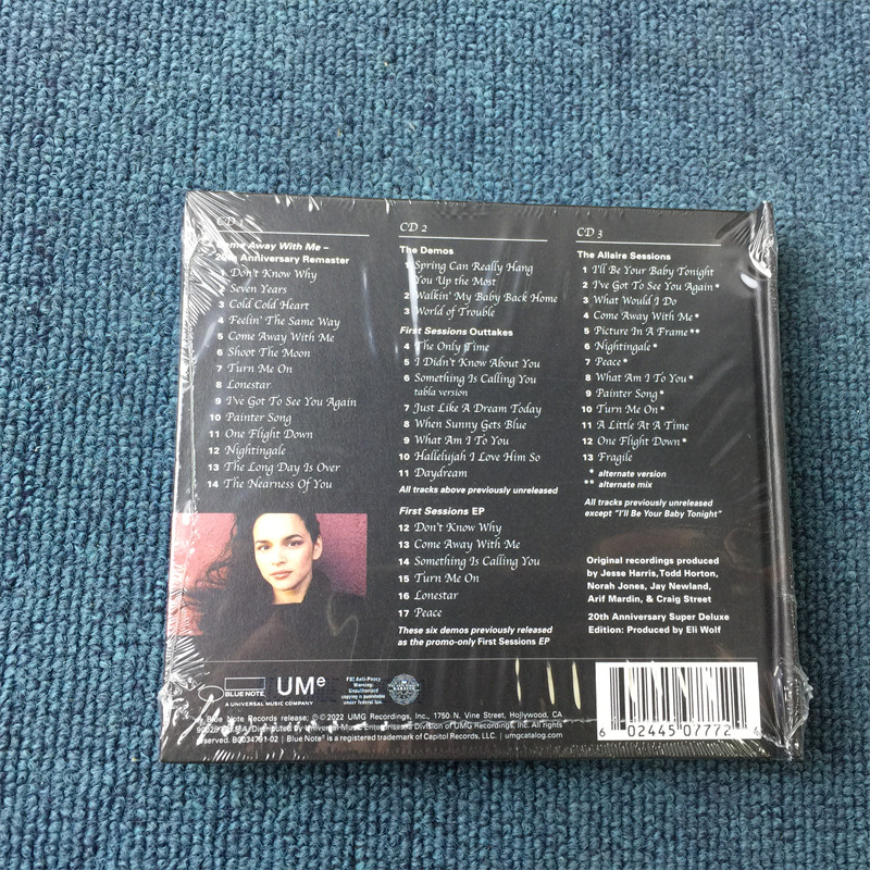 CD Come Away With Me, 3CD, 20. - Archive Box Set reseña y precio