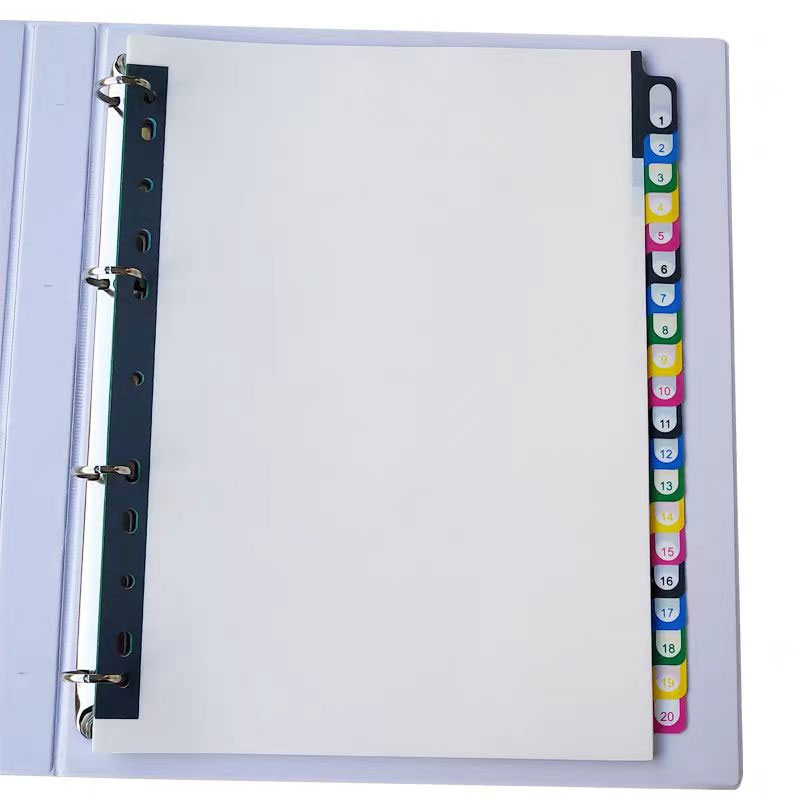 5/10/20 hojas/lote A4 divisor  - Tab Divider A4 reseña y precio