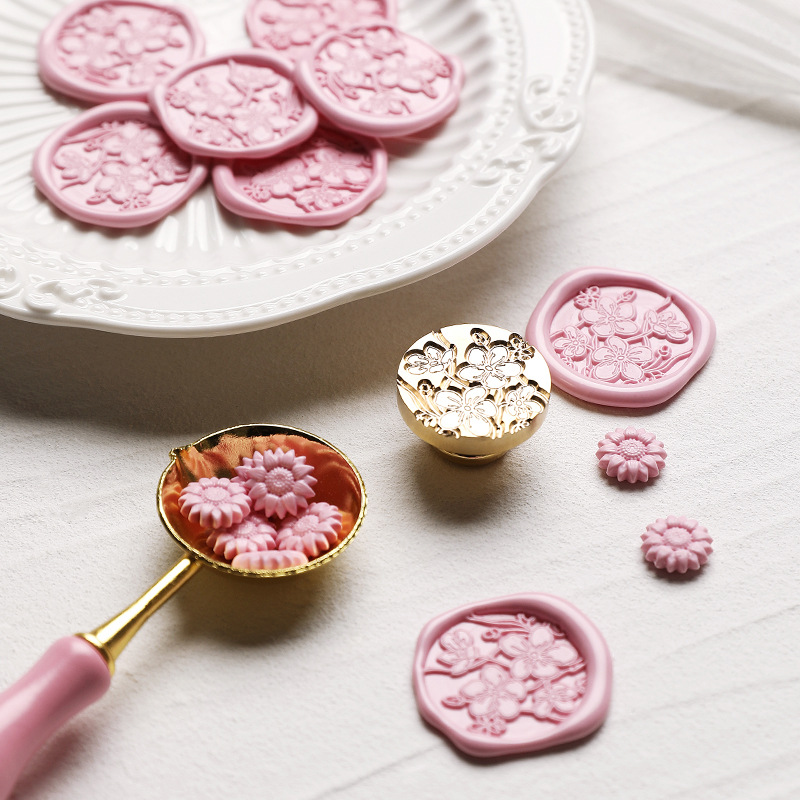 Sello de cera Retro, flores de - Wax Seal Stamp Set reseña y precio