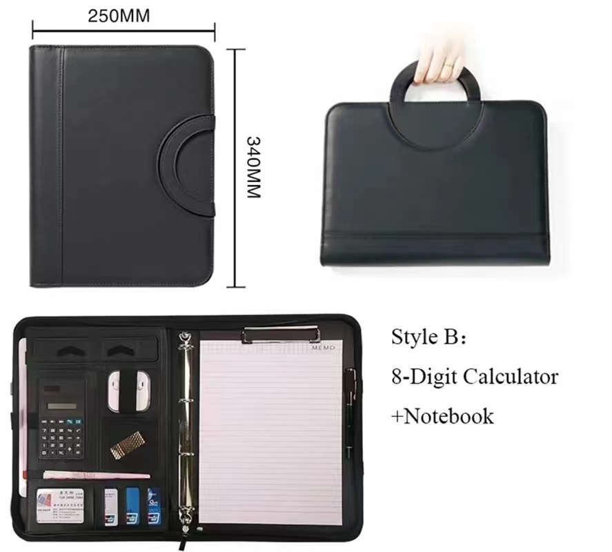Carpeta de cuero PU A4 con cre - Binder A4 Lever reseña y precio