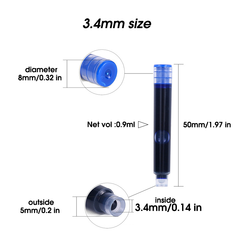 50 Uds pluma estilográfica car - Fountain Pen Bottled Ink reseña y precio