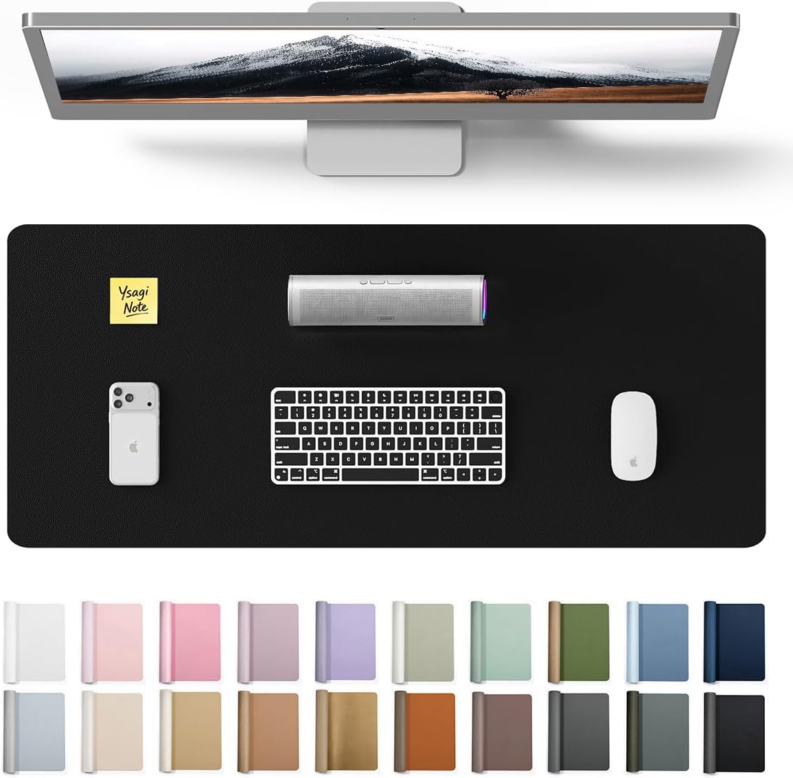 Protector de escritorio grande - Leather Desk Pad reseña y precio