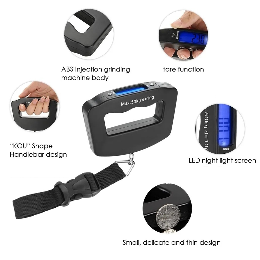 Báscula colgante Digital LCD p - Tape Dispenser Weighted reseña y precio