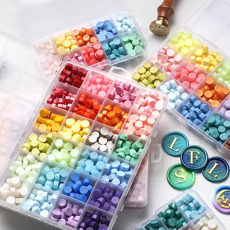 Juego de cuentas de cera de se - Wax Seal Stamp Set reseña y precio