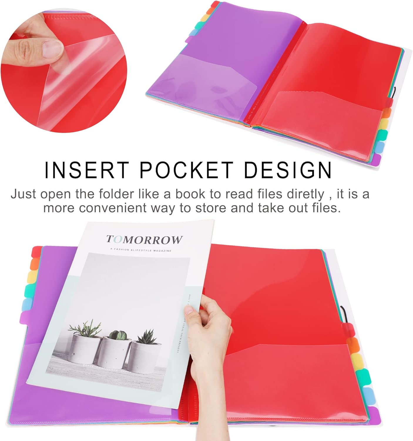 Carpeta de archivos expandible - Tab Divider A4 reseña y precio