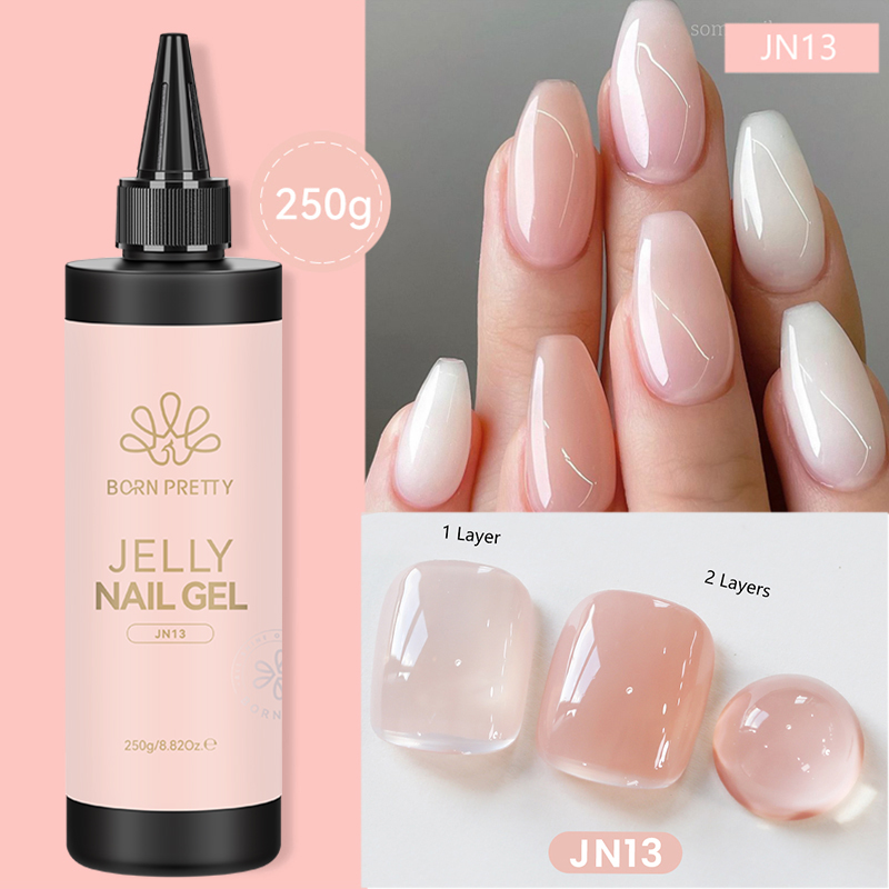 BORN PRETTY 250g gelatina blan - Gel Refill Pack reseña y precio