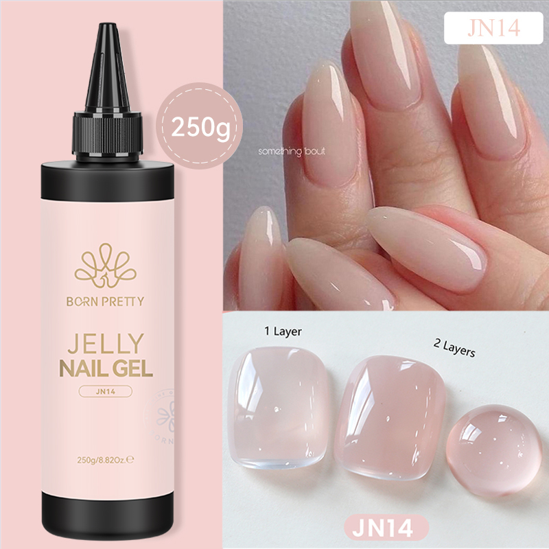 BORN PRETTY 250g gelatina blan - Gel Refill Pack reseña y precio