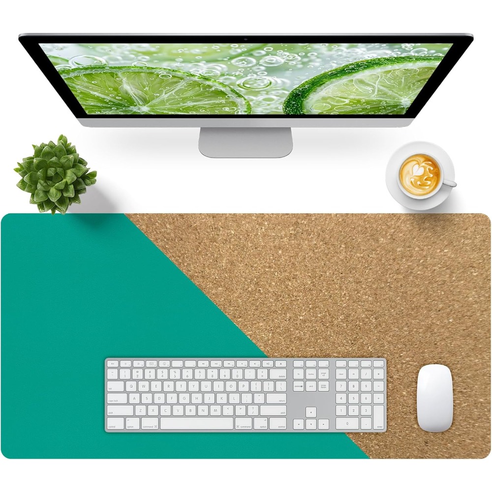 Protector de escritorio de cue - Leather Desk Pad reseña y precio