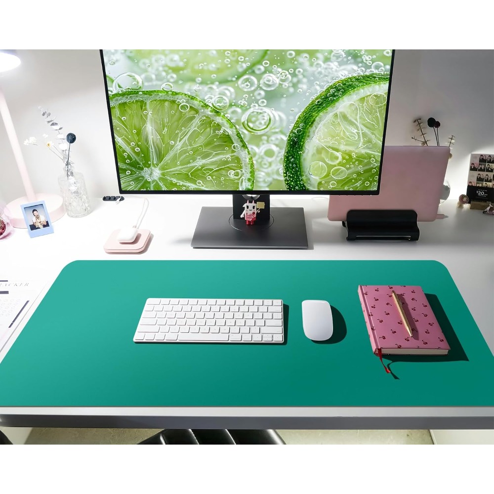 Protector de escritorio de cue - Leather Desk Pad reseña y precio